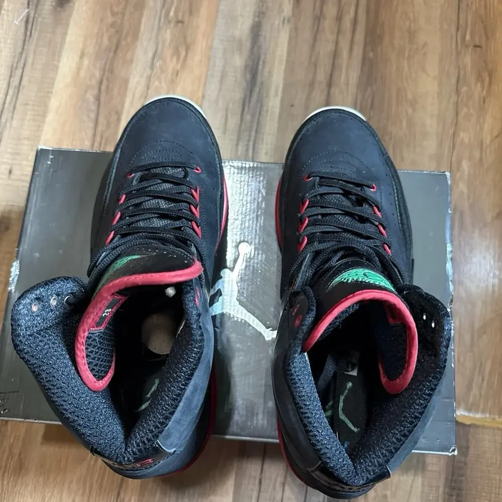 2011 Air Jordan 2.0 Black Classic Green Varsity Red Gucci
